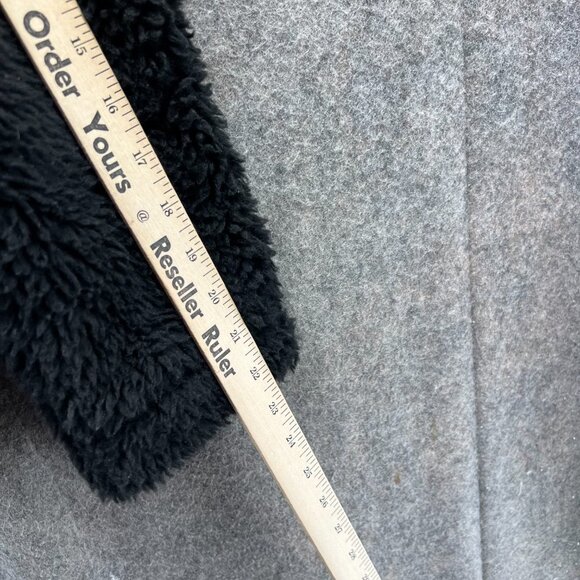 Pacsun Jacket Womens XS Black Faux Fur Fuzzy Full Zip Polyester Sherpa Winter - Picture 11 of 11